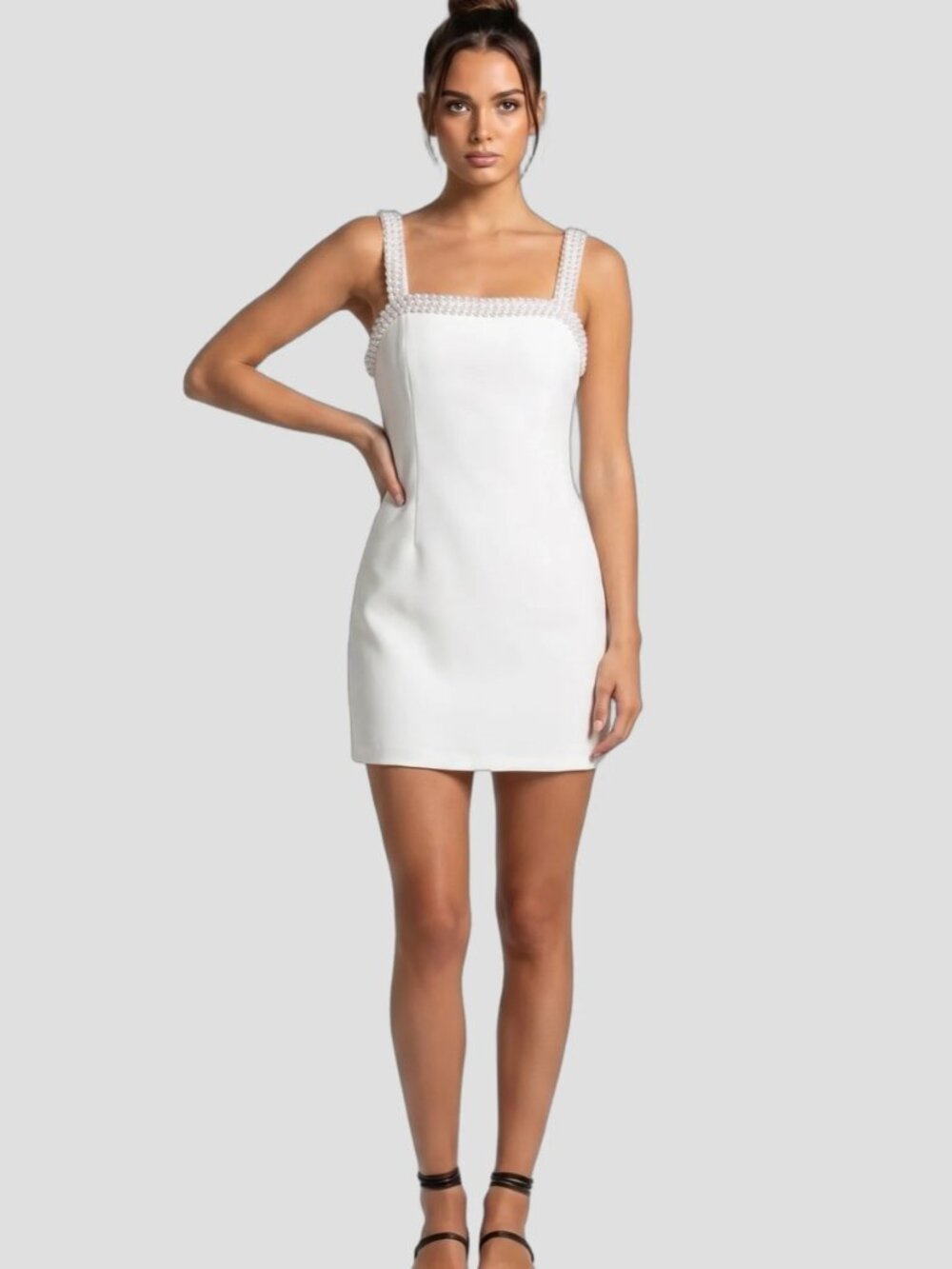 NWT Odd Muse Pearl Mini Dress White Sz S